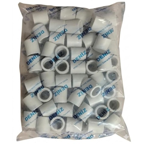 Муфта полипропиленовая соединительная 25 мм Deniz упаковка